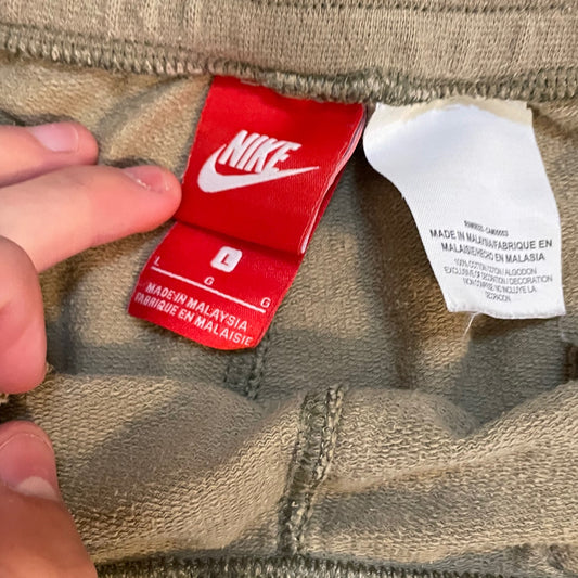 Tan Nike Shorts w/ White Accents