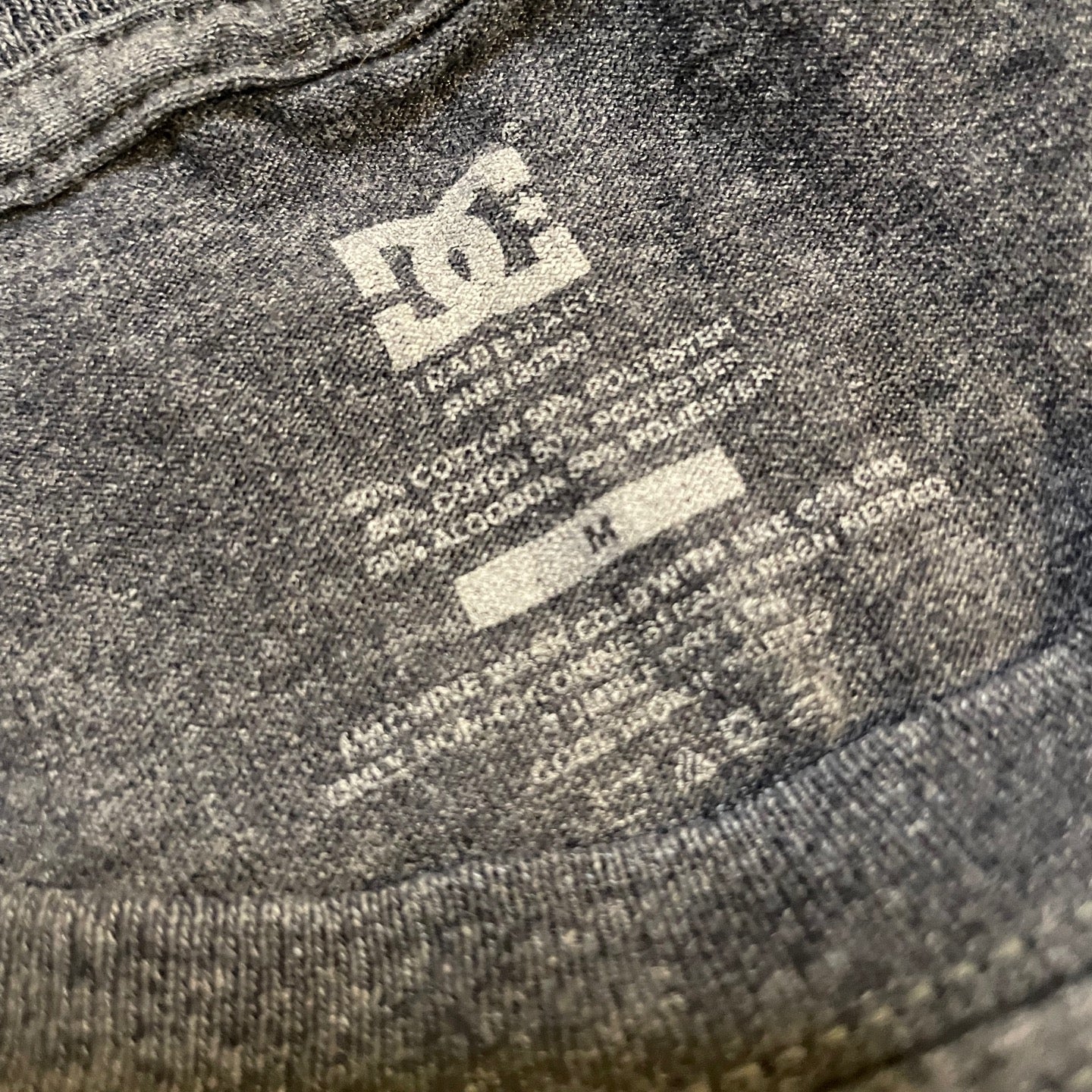 Grey DC Vintage Graphic Skateboarding Tee