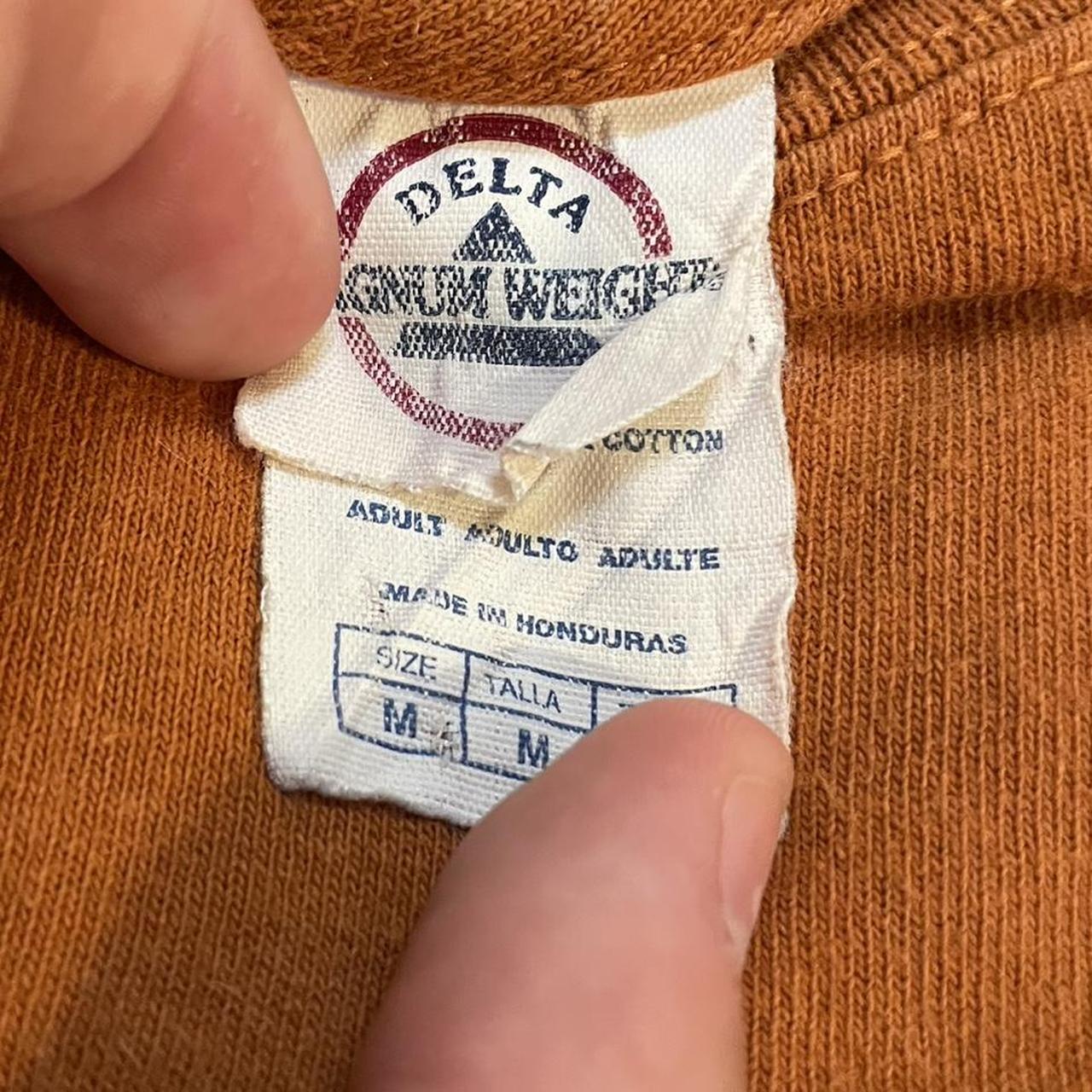 Graphic Orange Harley Davidson Styled Vintage Bike Fest Tee