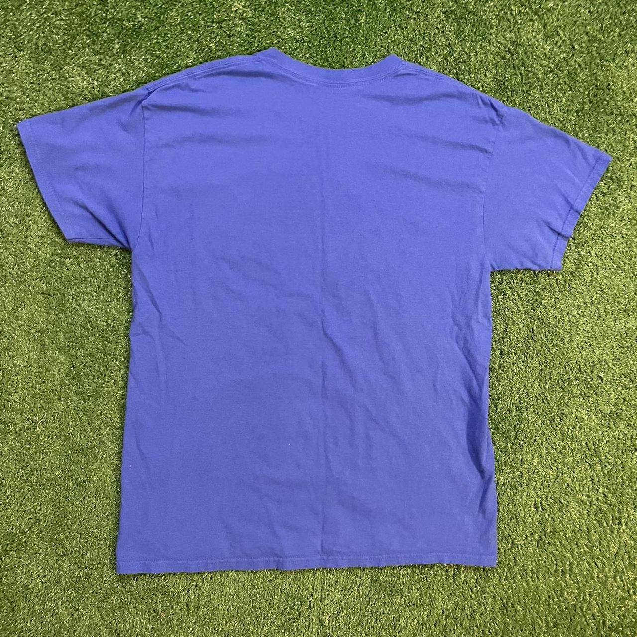 Blue Graphic Van Halen Racing Tee w/ Yellow Accents Racing Tee