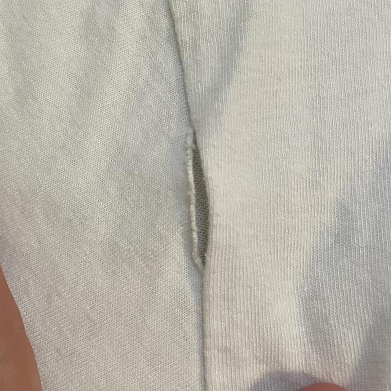 Fox Racing White and Grey Graphic Vintage T-shirt