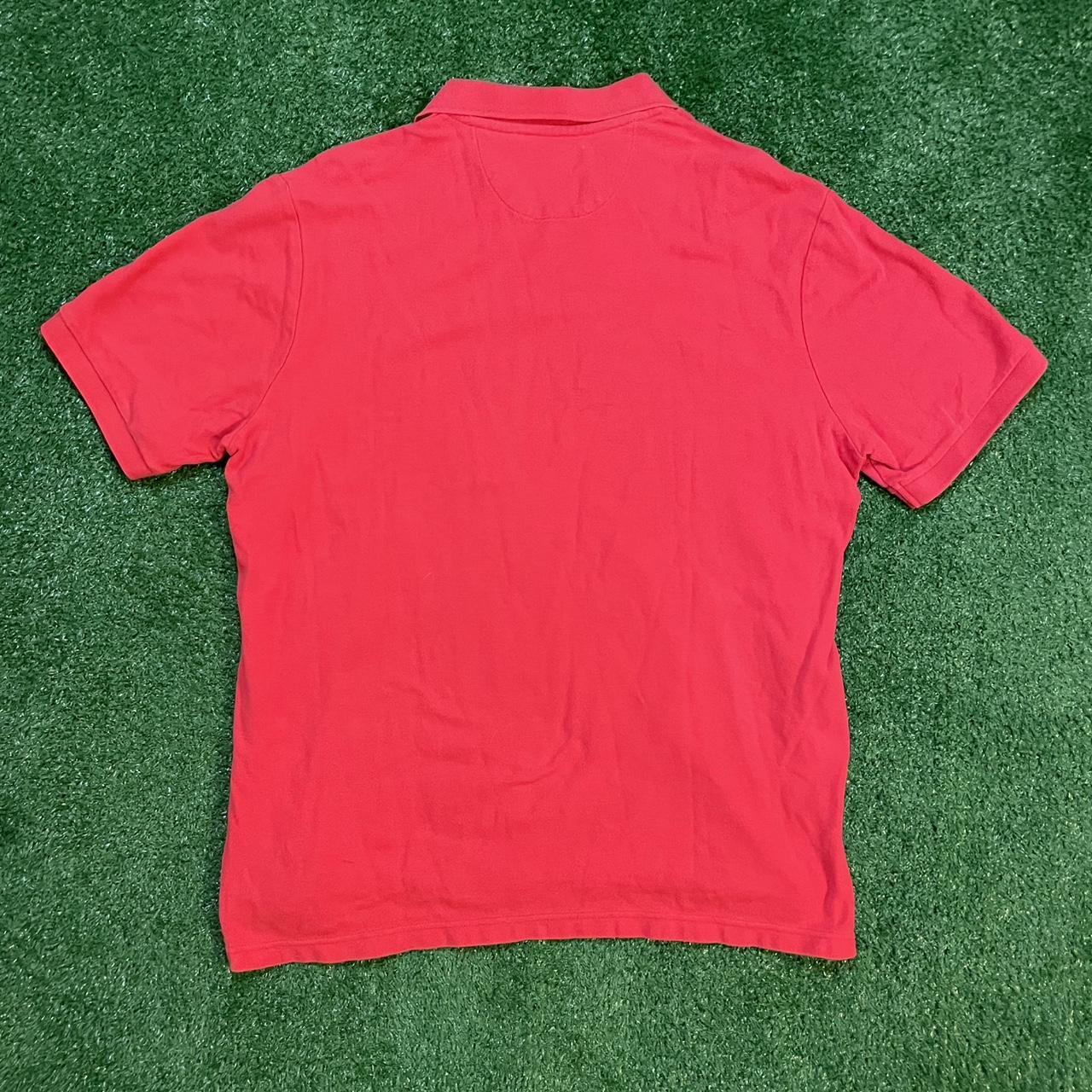 Red Chaps Vintage Button Up Polo Shirt