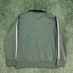 Green Striped Vintage American Eagle Graphic Track Jacket