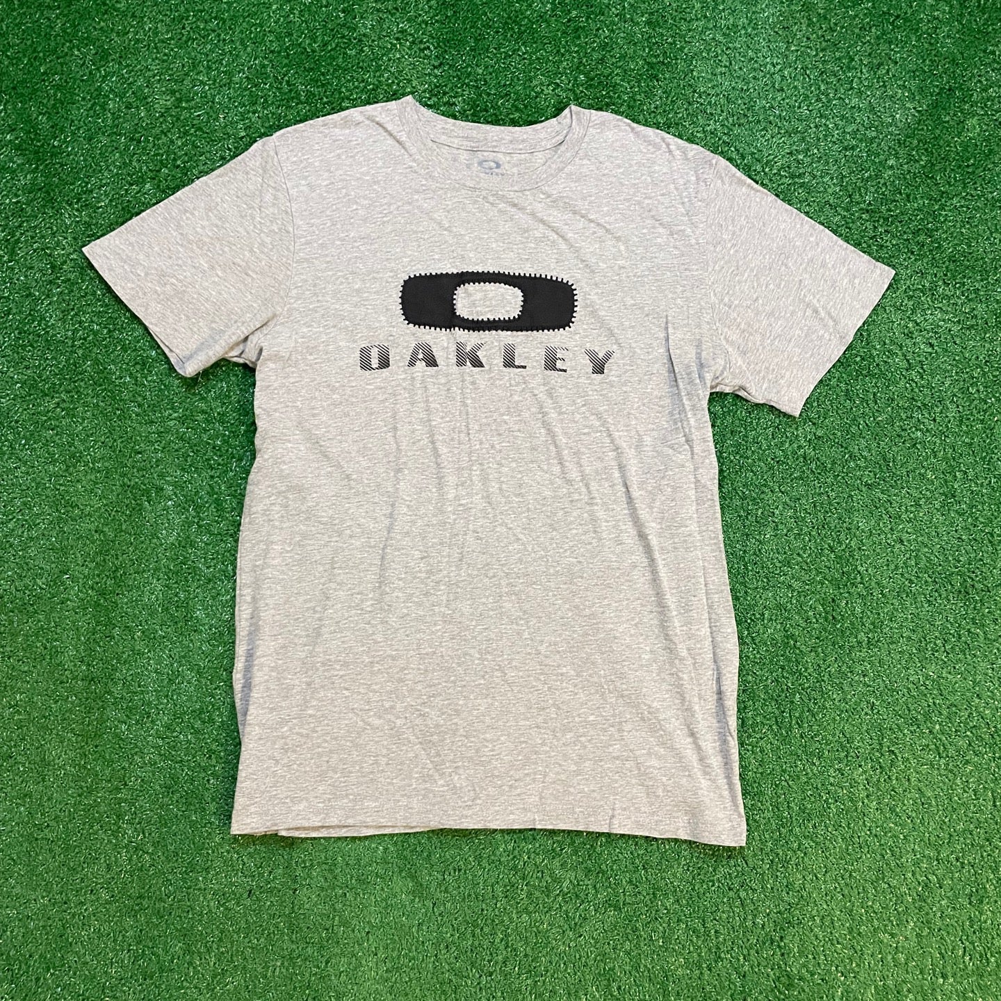Grey Graphic Oakley Stitch T-Shirt