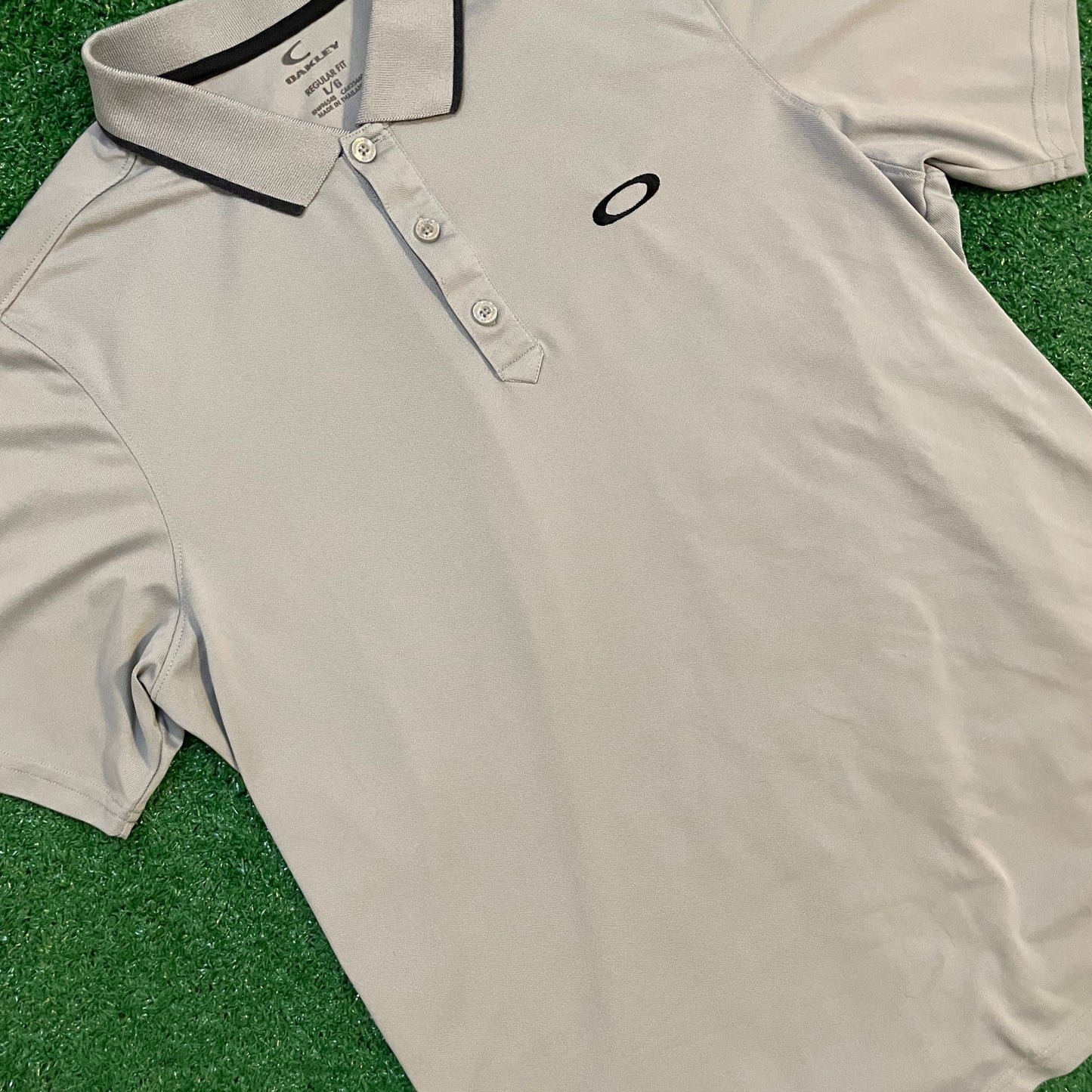 Oakley Y2K Light Grey Polo Shirt