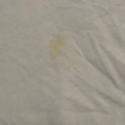 Adidas White and Blue Graphic Vintage T-Shirt