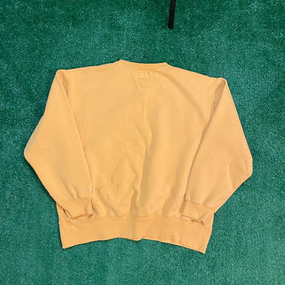 Yellow American Eagle Vintage Graphic Crewneck Sweatshirt