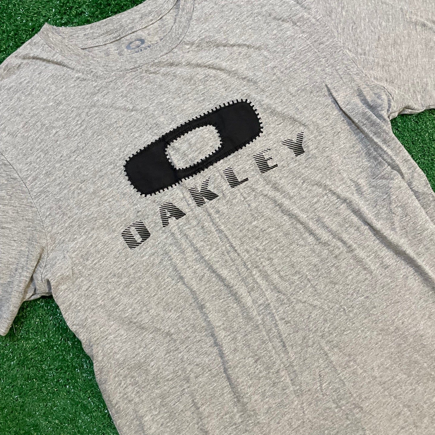 Grey Graphic Oakley Stitch T-Shirt