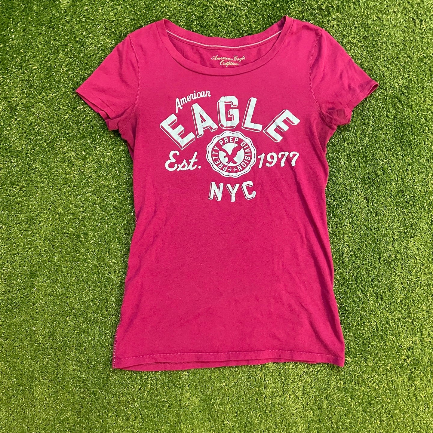 Pink American Eagle Vintage Graphic Tee