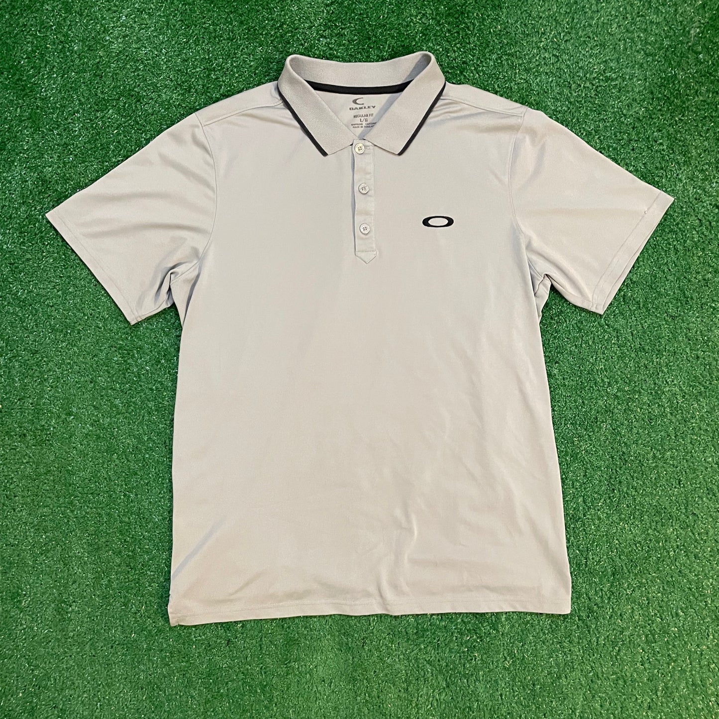 Oakley Y2K Light Grey Polo Shirt