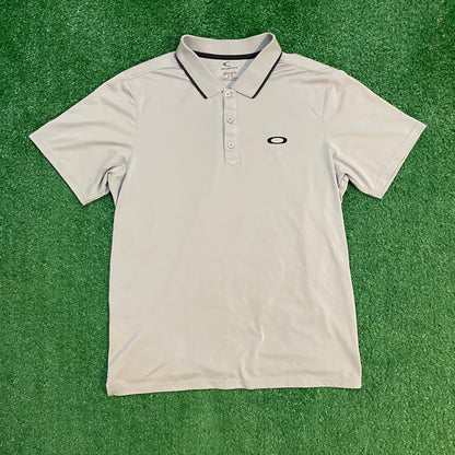 Oakley Y2K Light Grey Polo Shirt