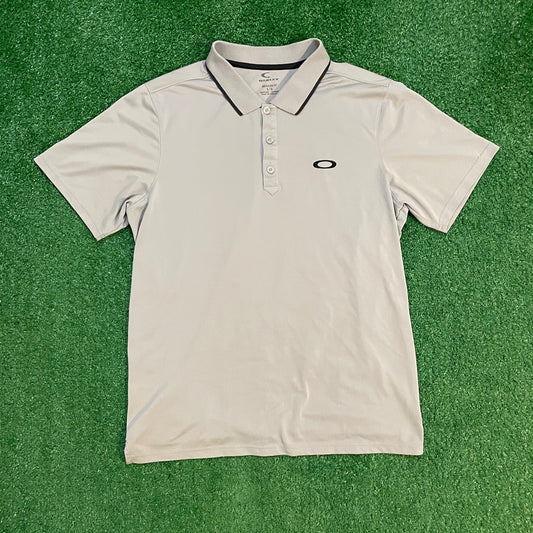 Oakley Y2K Light Grey Polo Shirt