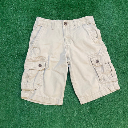 Tan Cargo Shorts w/ Pockets - Size 29w