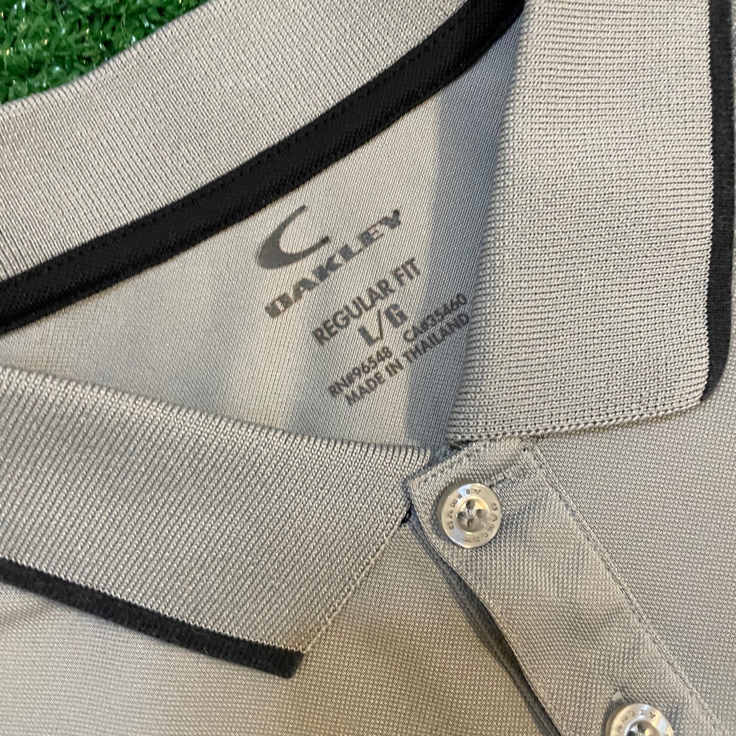 Oakley Y2K Light Grey Polo Shirt