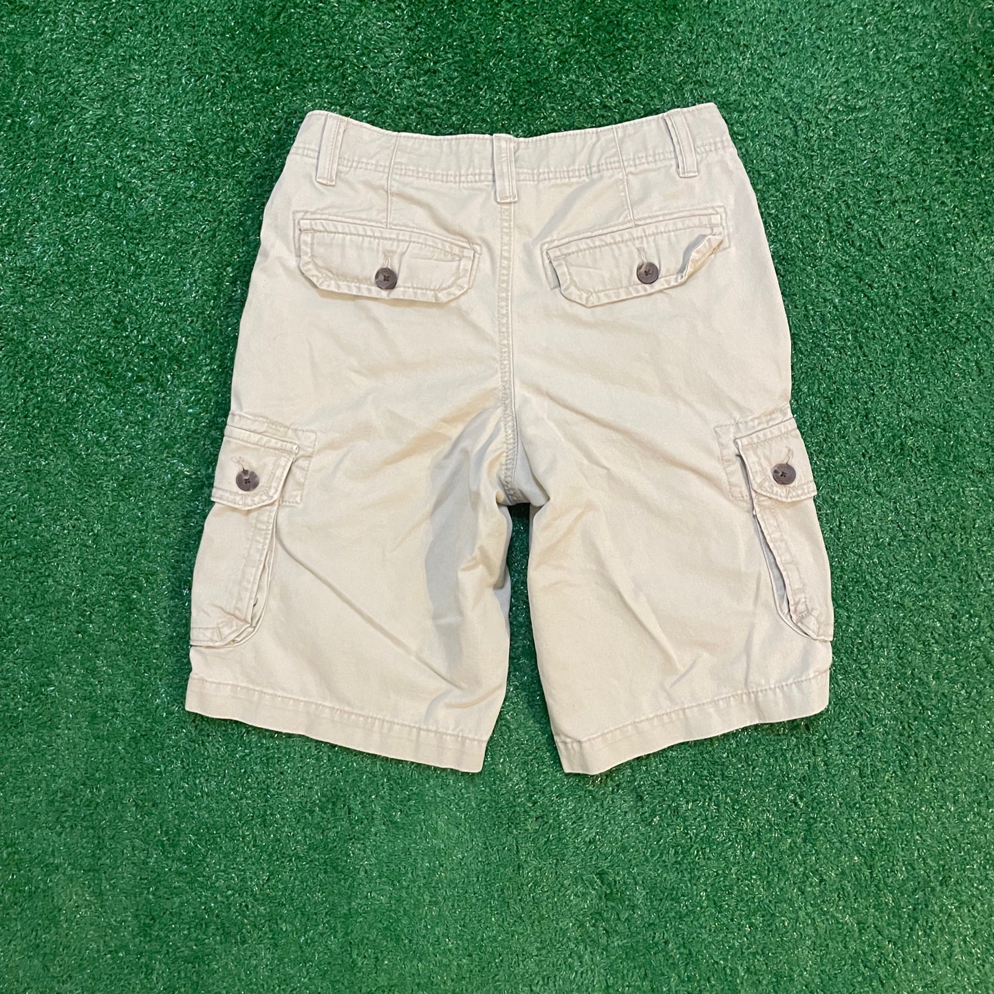 Tan Cargo Shorts w/ Pockets - Size 29w