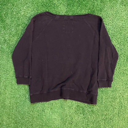 Hollister Co. Crewneck Sweatshirt w/ Light Blue Embroidery