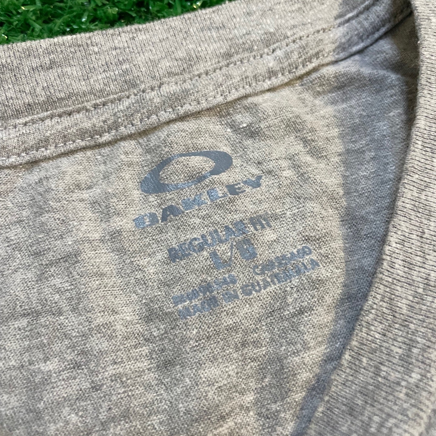 Grey Graphic Oakley Stitch T-Shirt