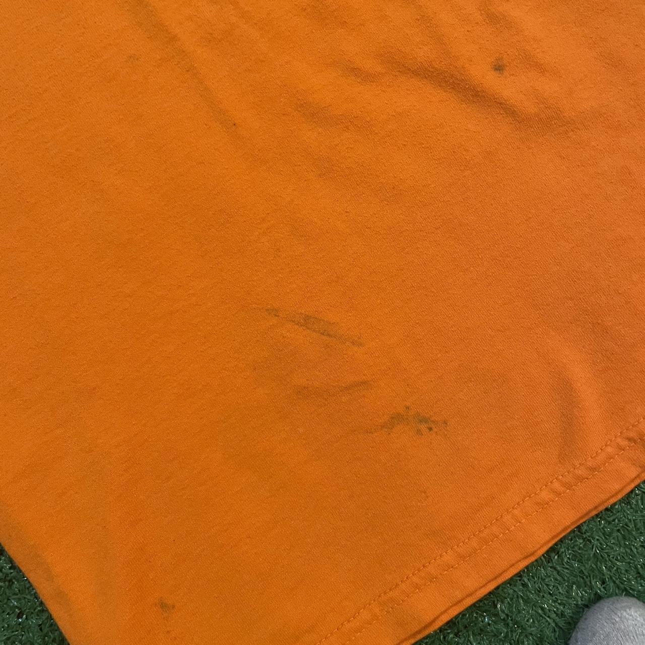Vintage Harley Davidson Graphic Orange Streetwear Tee