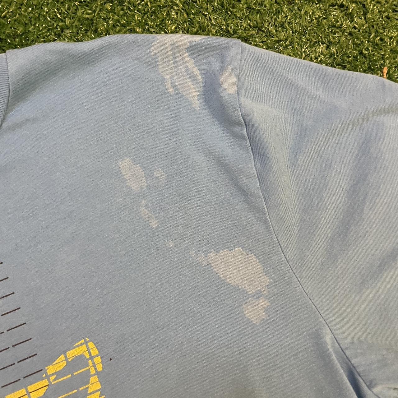 Vintage Fox Racing Blue Graphic Cotton Tee