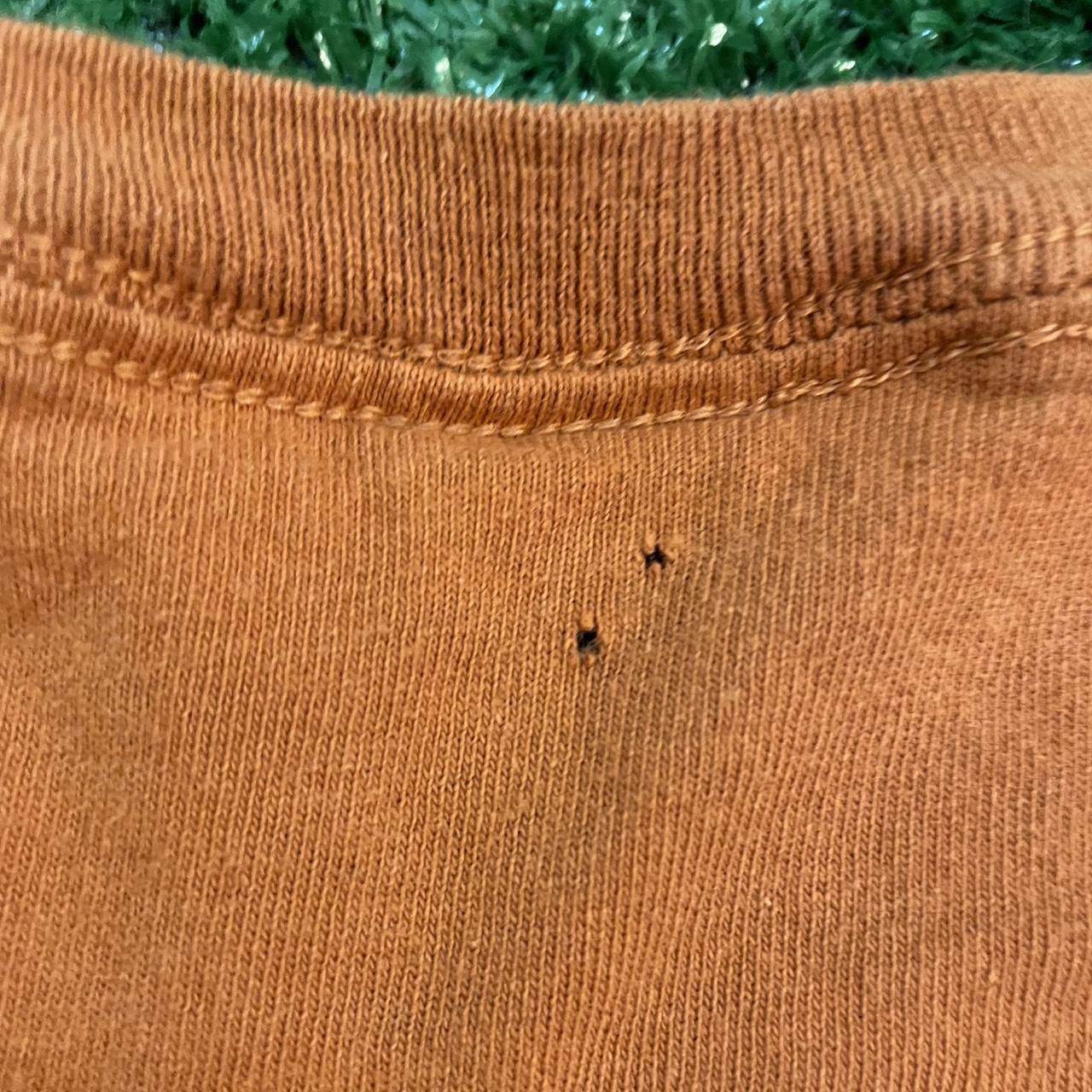 Graphic Orange Harley Davidson Styled Vintage Bike Fest Tee