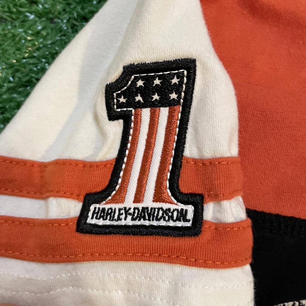 Vintage Harley Davidson Graphic Tee w/ Patches