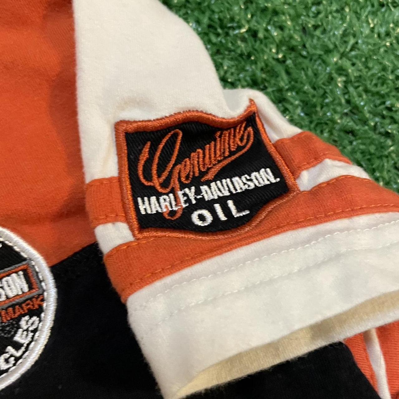 Vintage Harley Davidson Graphic Tee w/ Patches