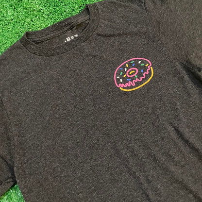 Dark Grey Hey Dude Graphic Donut Tee