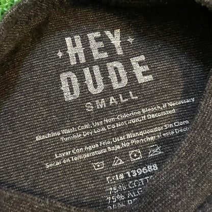 Dark Grey Hey Dude Graphic Donut Tee