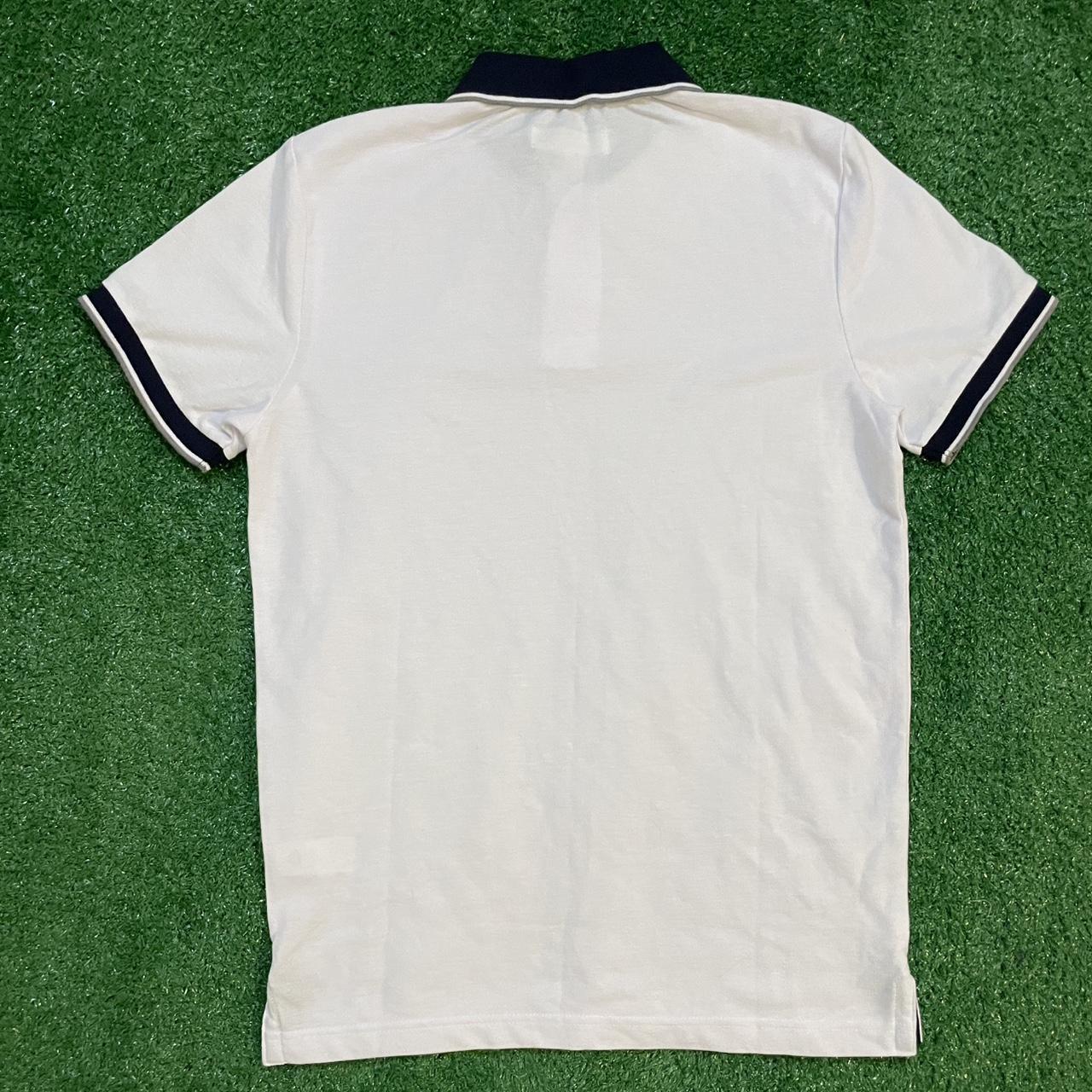 Brand New Aeropostale White and Navy Vintage Polo Shirt