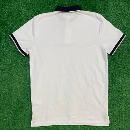 Brand New Aeropostale White and Navy Vintage Polo Shirt
