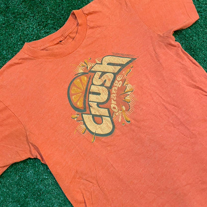 Orange Crush Enhanced Vintage Logo Graphic Tee