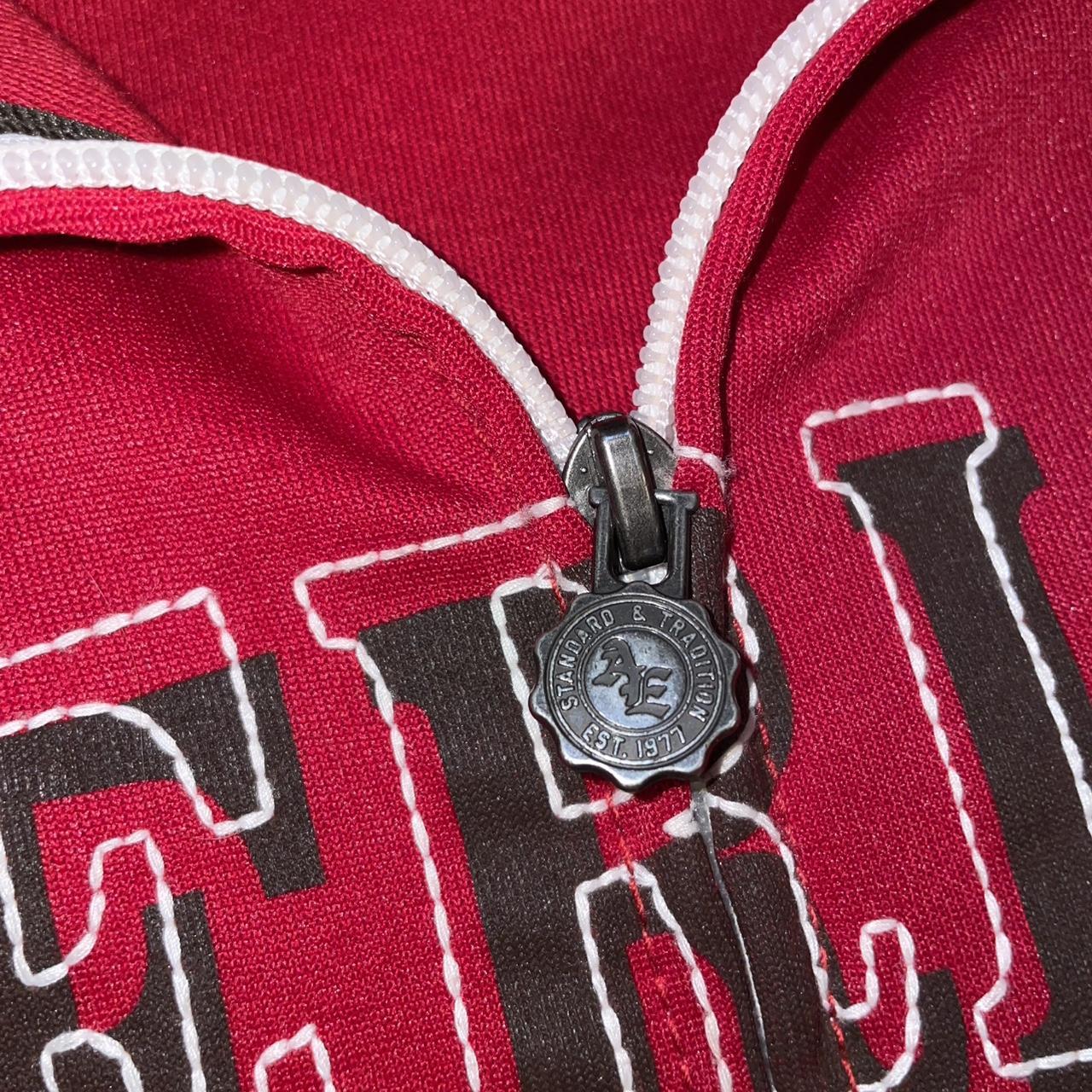 Vintage Red American Eagle Graphic Track Zip-Up Jacket