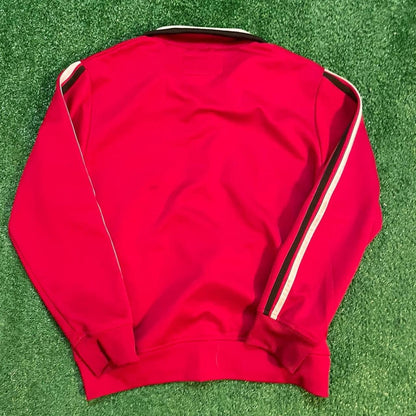 Vintage Red American Eagle Graphic Track Zip-Up Jacket