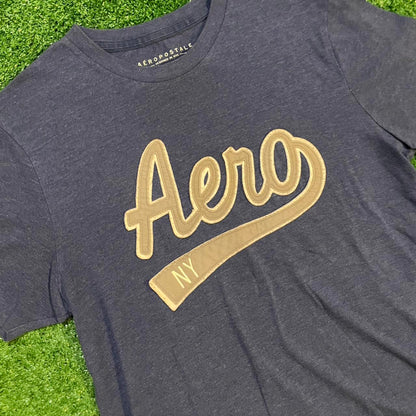 Navy Blue Graphic Aero New York Vintage Aeropostale T-shirt