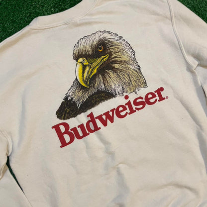 Vintage Budweiser Eagle Crewneck Graphic Sweatshirt