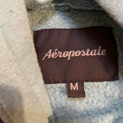 Light Blue Aeropostale Graphic Hoodie w/ White Accents