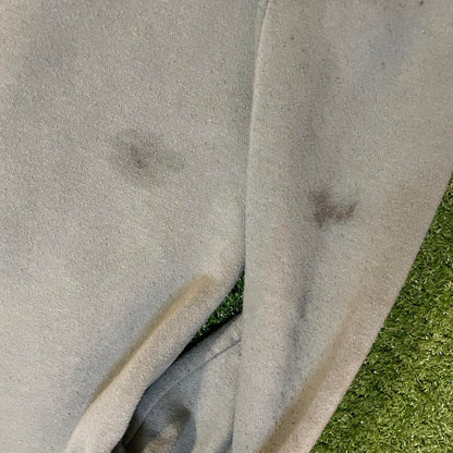 Light Blue Aeropostale Graphic Hoodie w/ White Accents