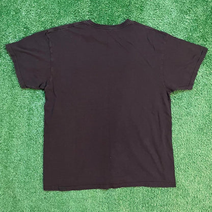 Black and Yellow Vintage Pittsburgh Steelers Cotton T-shirt