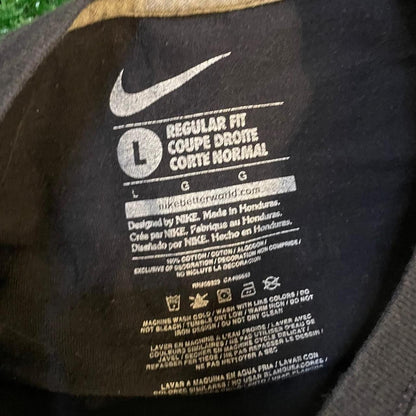 Vintage Black and Orange Graphic Nike Miami Marlins Baseball Tee