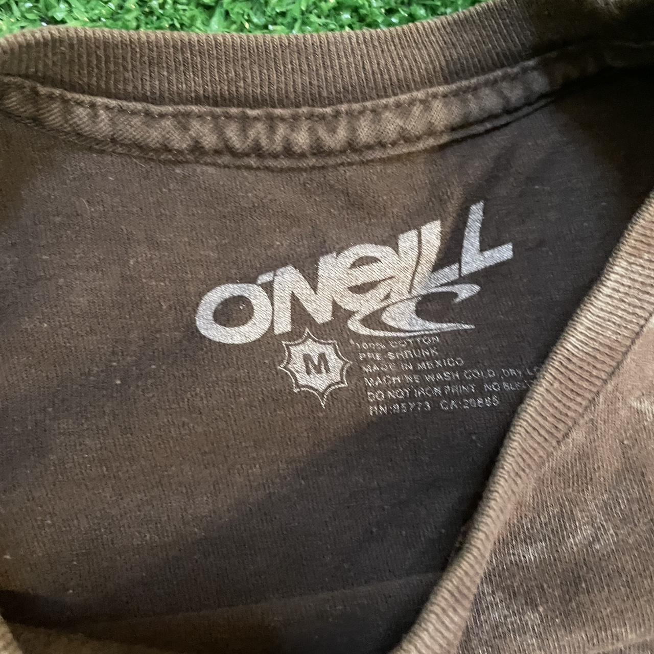 Brown Graphic O'Neill Skater Tee w/ Yellow Accents