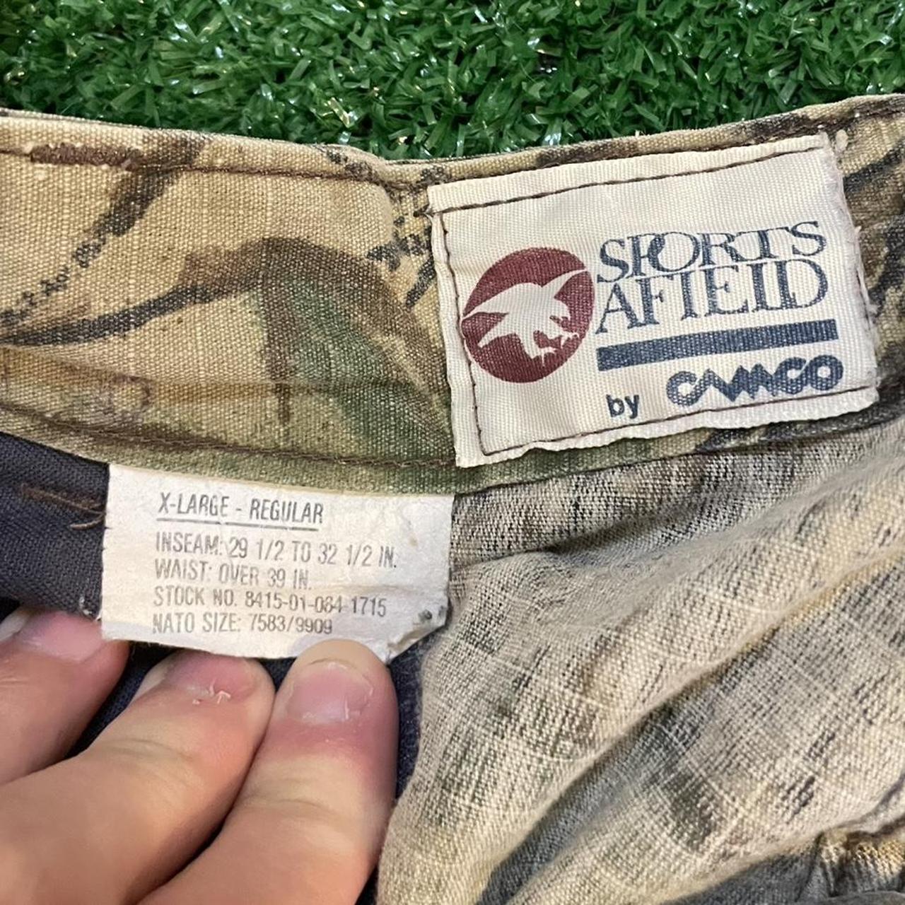 Baggy Camo Cargo Y2K Vintage Distressed Pants