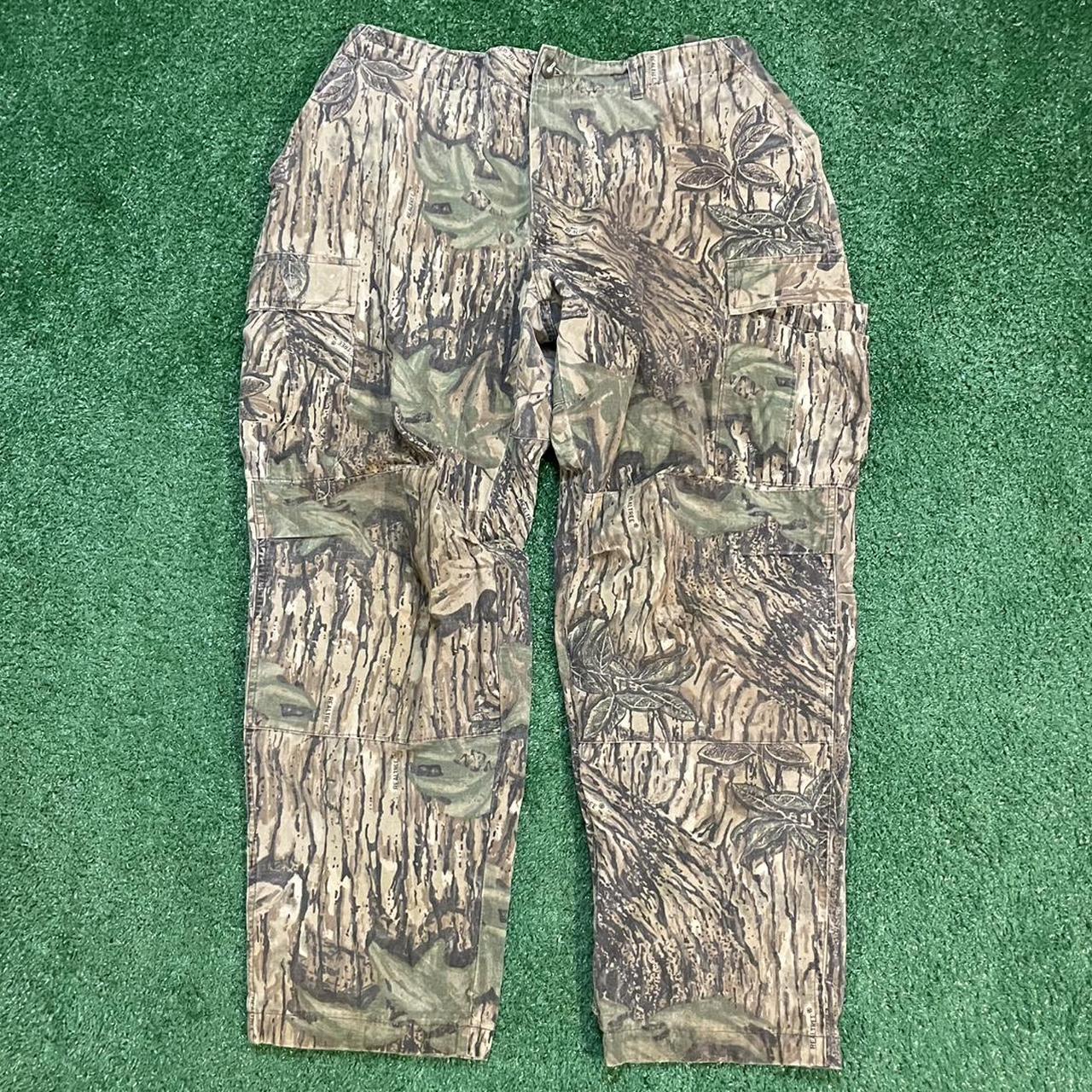 Baggy Camo Cargo Y2K Vintage Distressed Pants