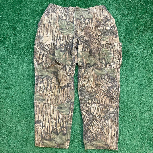 Baggy Camo Cargo Y2K Vintage Distressed Pants