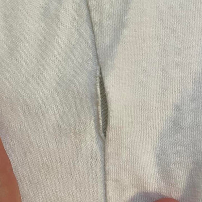 Fox Racing White and Grey Graphic Vintage T-shirt