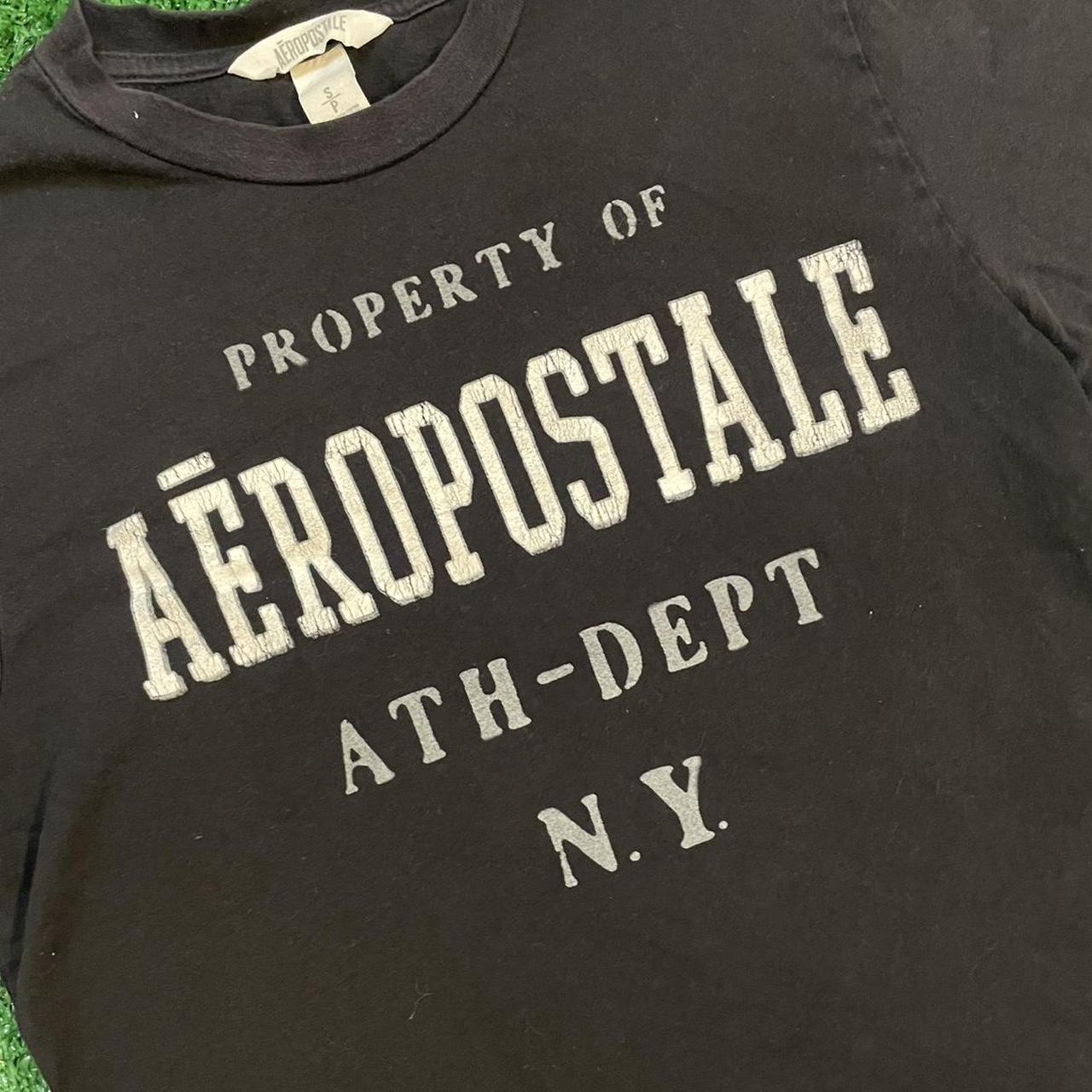 Black Aeropostale Graphic Vintage Y2K Streetwear Cotton T-shirt