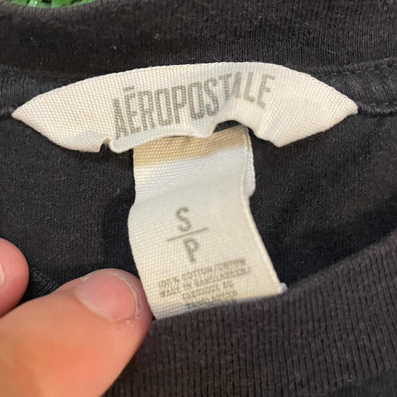 Black Aeropostale Graphic Vintage Y2K Streetwear Cotton T-shirt