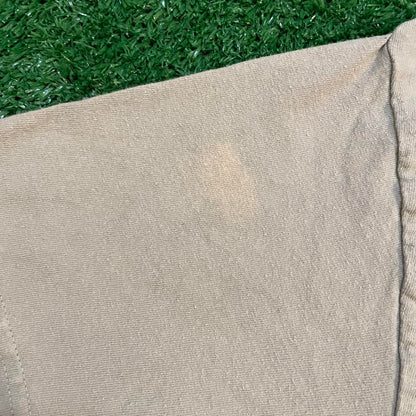 Tan and Grey Green Graphic San Francisco Vintage California T-shirt