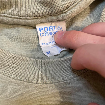 Tan and Grey Green Graphic San Francisco Vintage California T-shirt