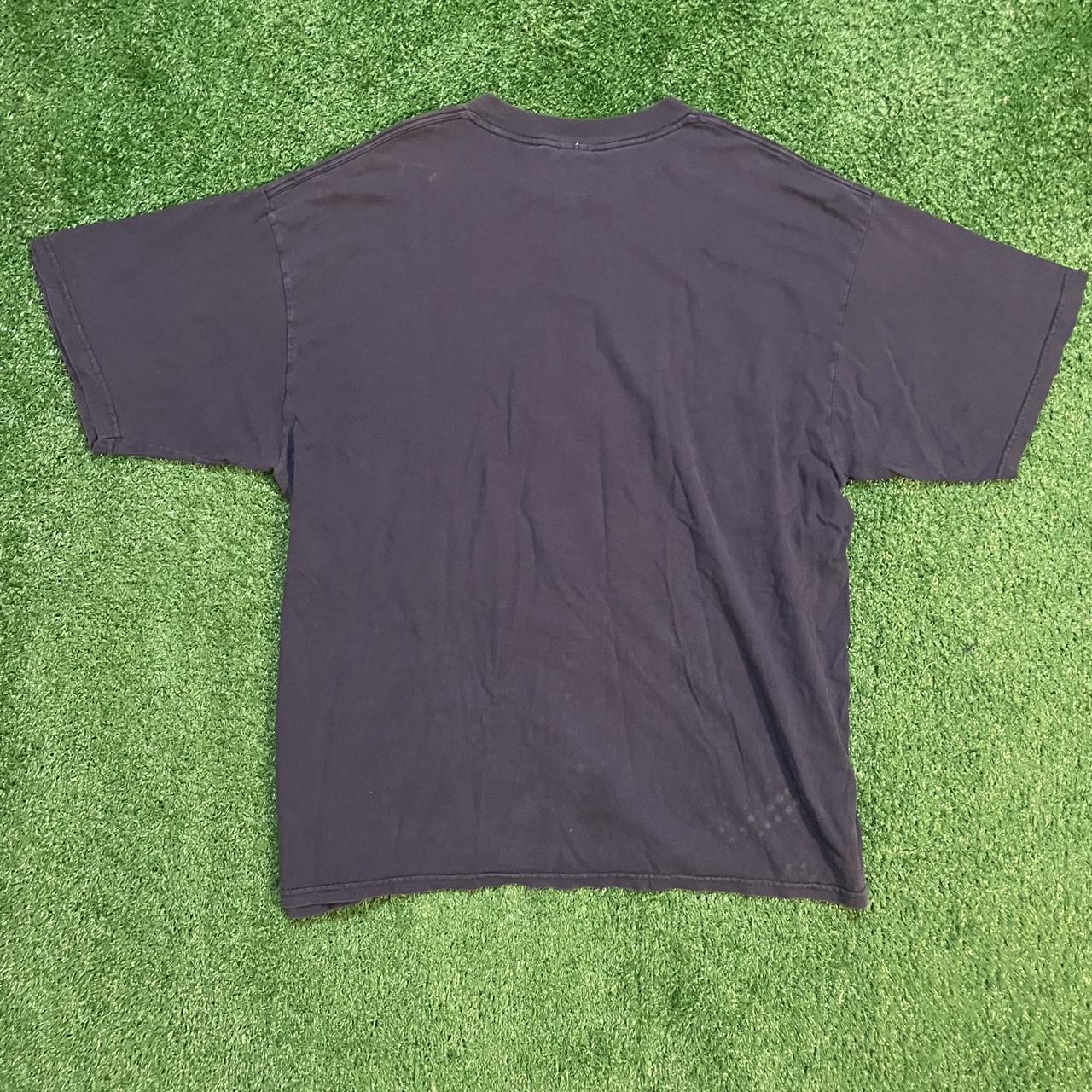 Dark Navy Blue and Grey Vintage Penn State Nittany Lions Graphic Tee