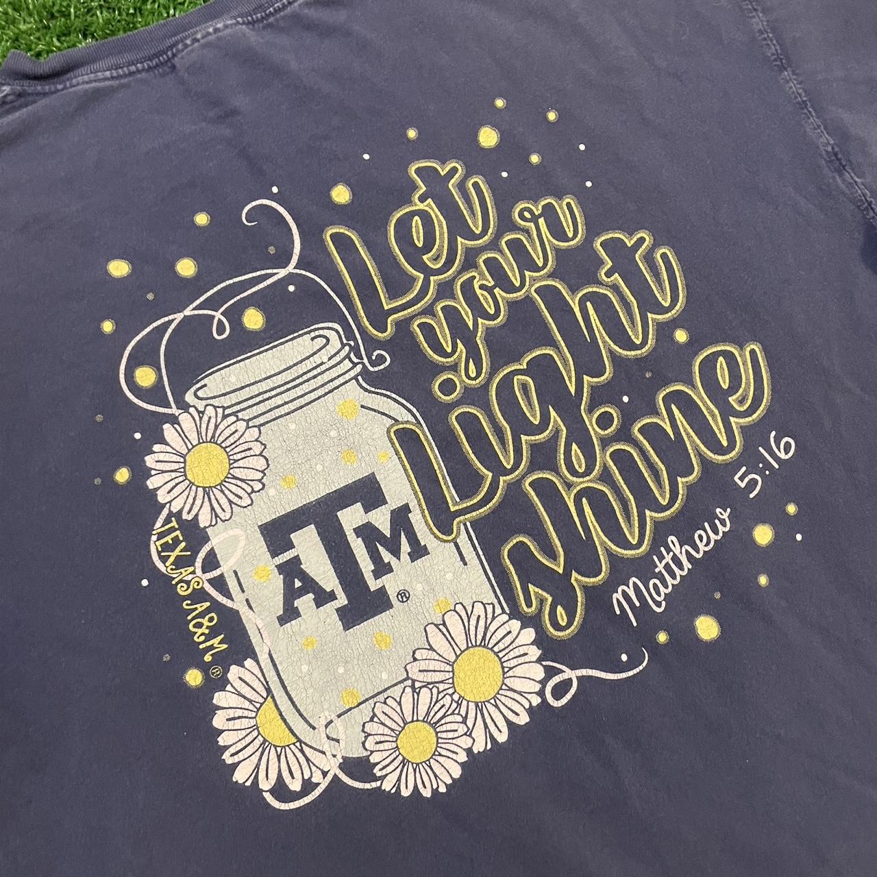 Vintage Texas A&M University Graphic Tee With Flowers
